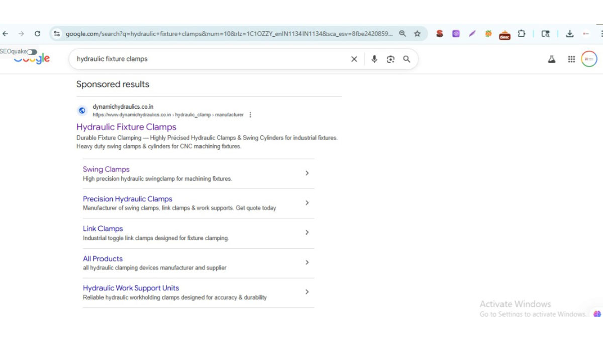 Dynamic Hydraulic Google Ads